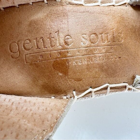 GENTLE SOULS KENNETH COLE Womens Gray‎ 1" Platform Colleen Espadrille Shoes 8.5M - Picture 13 of 14